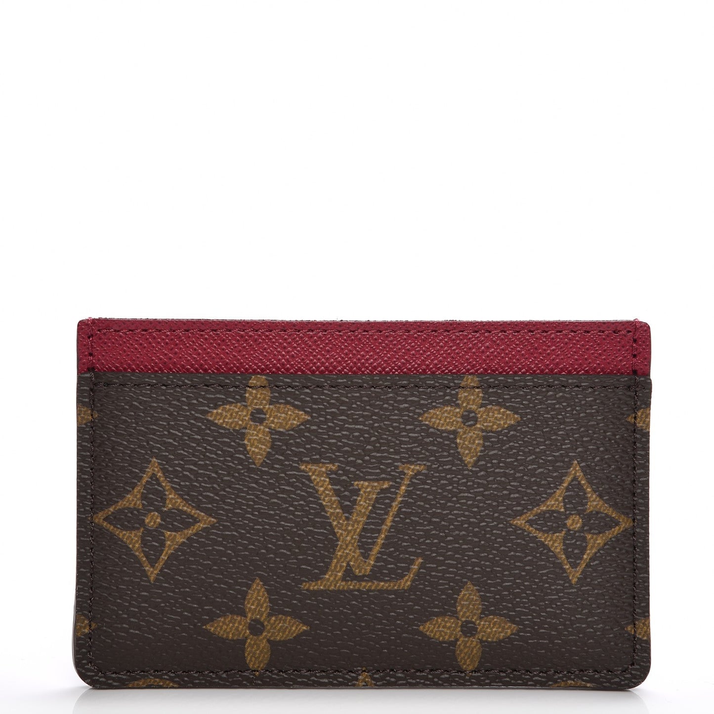 Monogram Card Holder Fuchsia