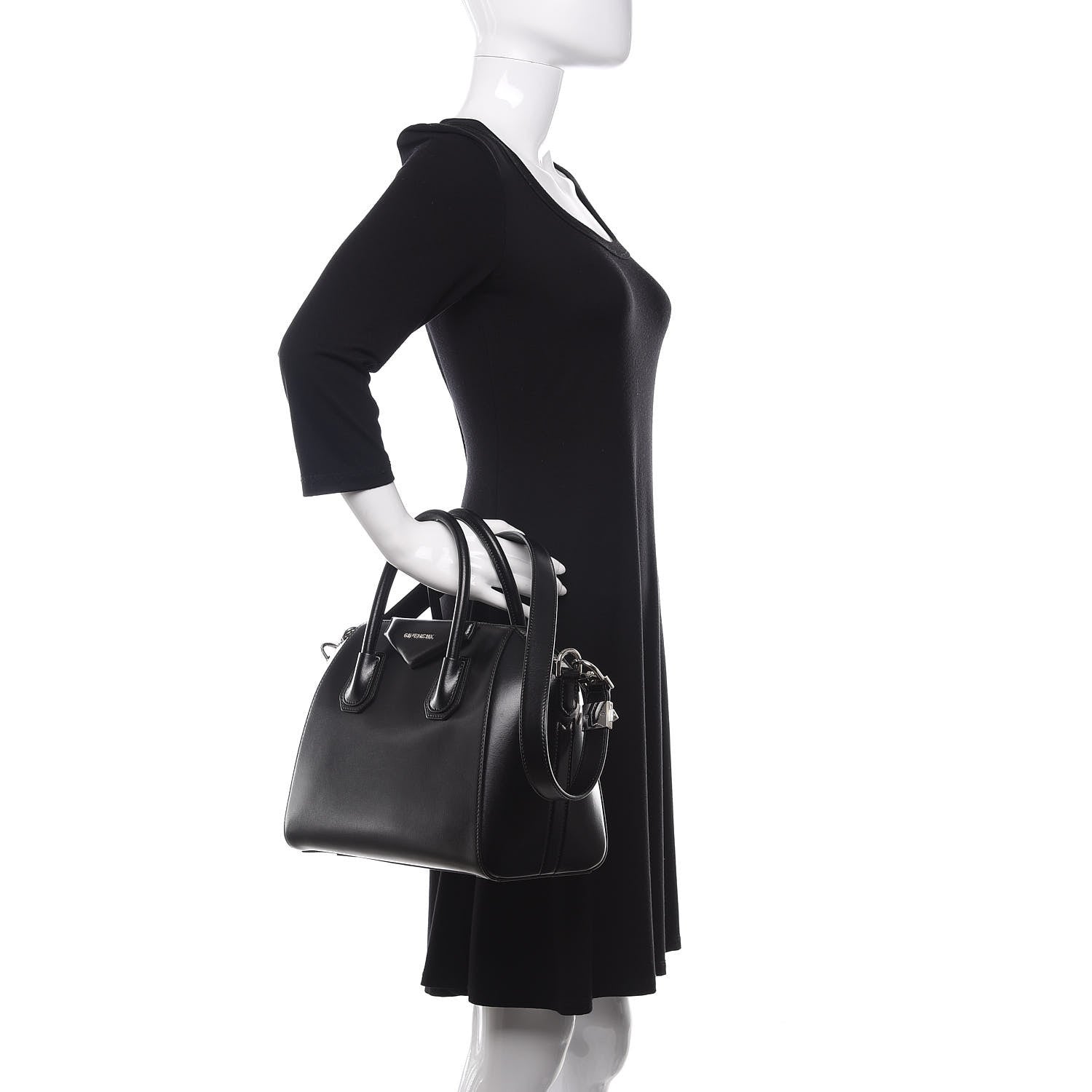 Givenchy Shiny Lord Calfskin Small Antigona Black 3 of 12