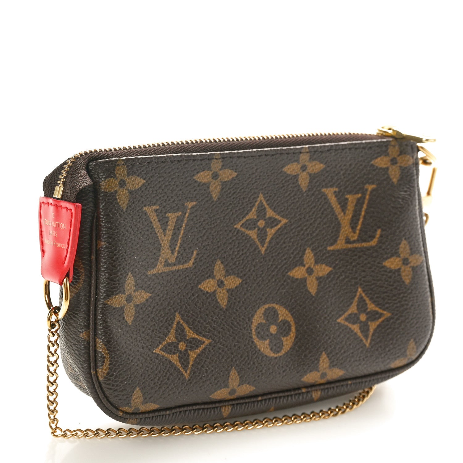 Louis Vuitton Monogram 2020 Christmas Animation Bumper Cars Mini Pochette Accessories Coquelicot 3 of 10