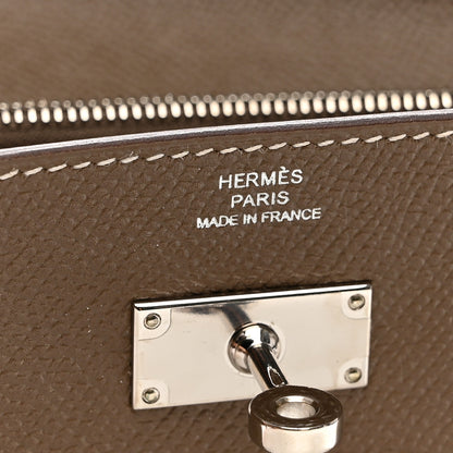 Hermes Epsom Kelly Longue Wallet Etoupe 6 of 8