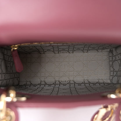 Christian Dior Lambskin Cannage Small My ABCDior Lady Dior Pink Honey 5 of 11