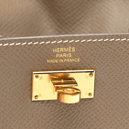Hermes Epsom Kelly Pocket Compact Wallet Etoupe 6 of 8
