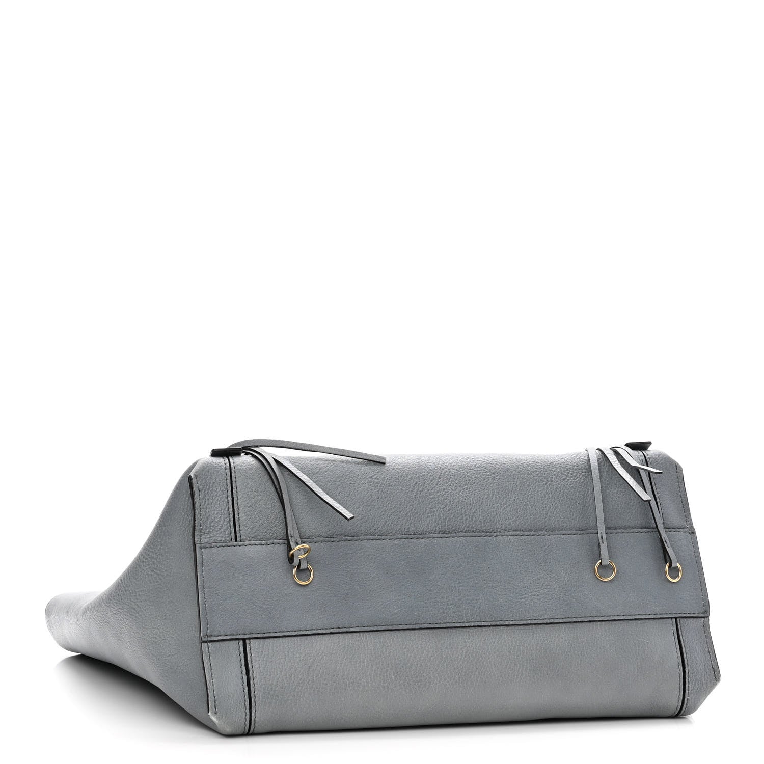 Chloe Smooth Calfskin Medium Milo Shopping Tote Cloudy Blue 3 of 8