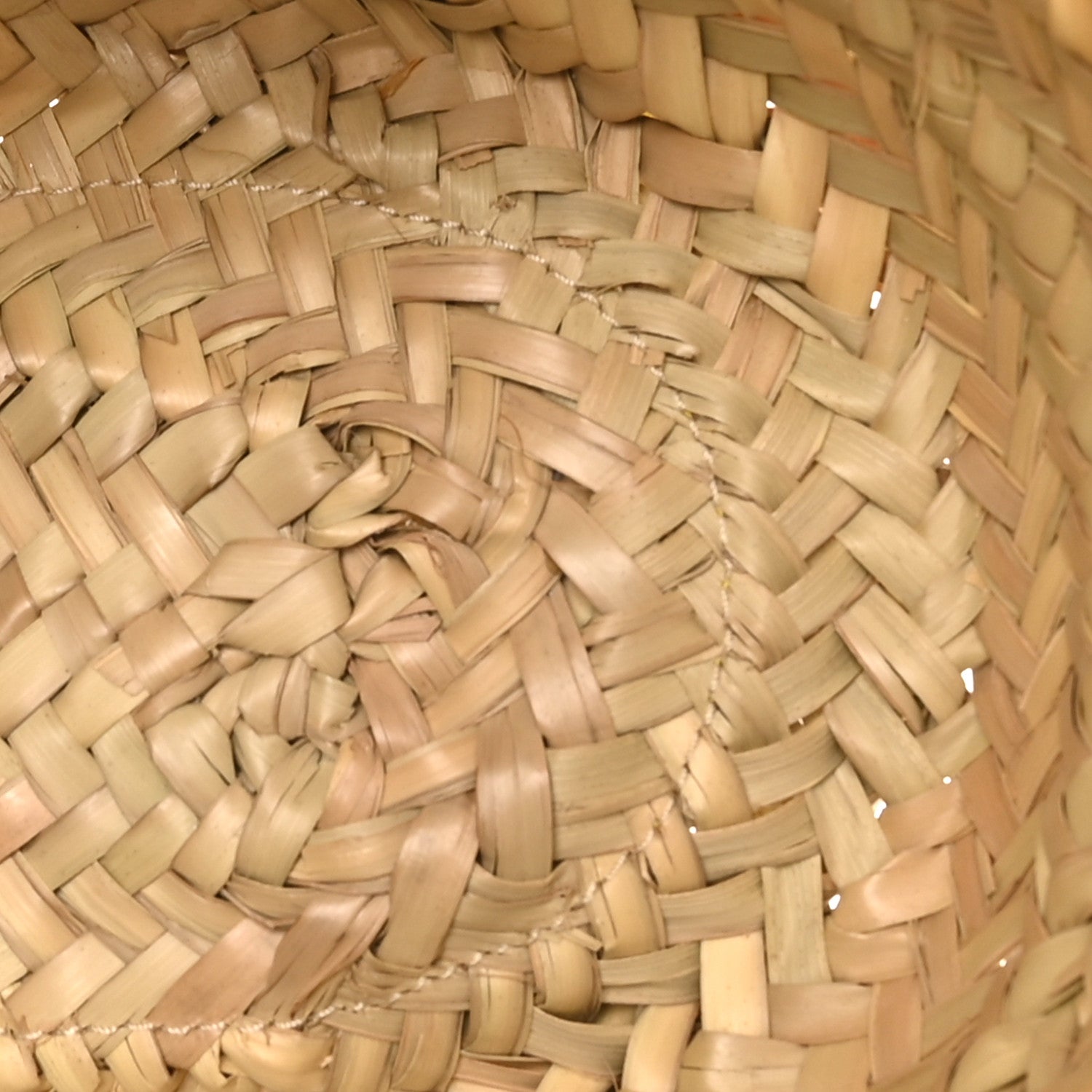 Chloe Raffia Smooth Calfskin Small Sense Basket Daffodil Yellow 5 of 9