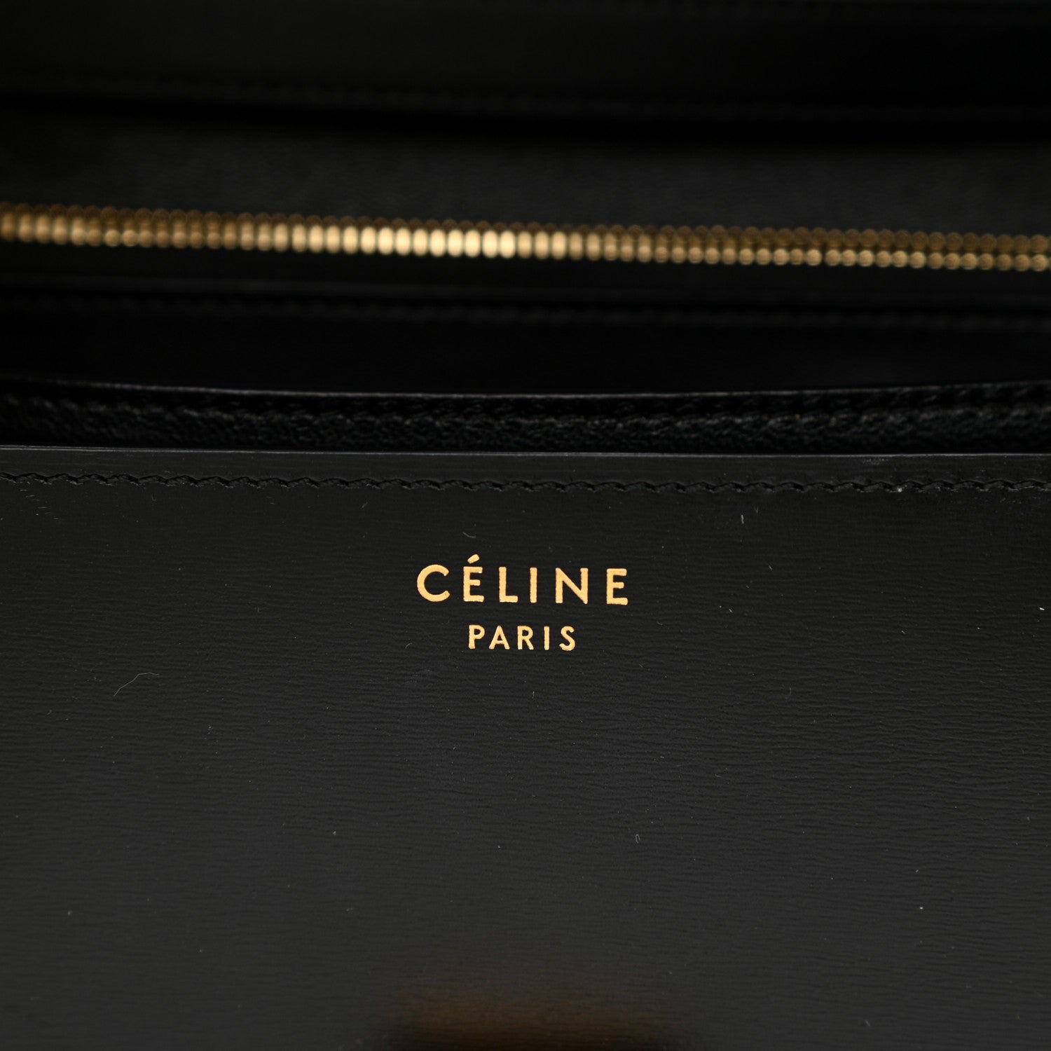Celine Box Calfskin Medium Classic Box Flap Bag Black 5 of 13