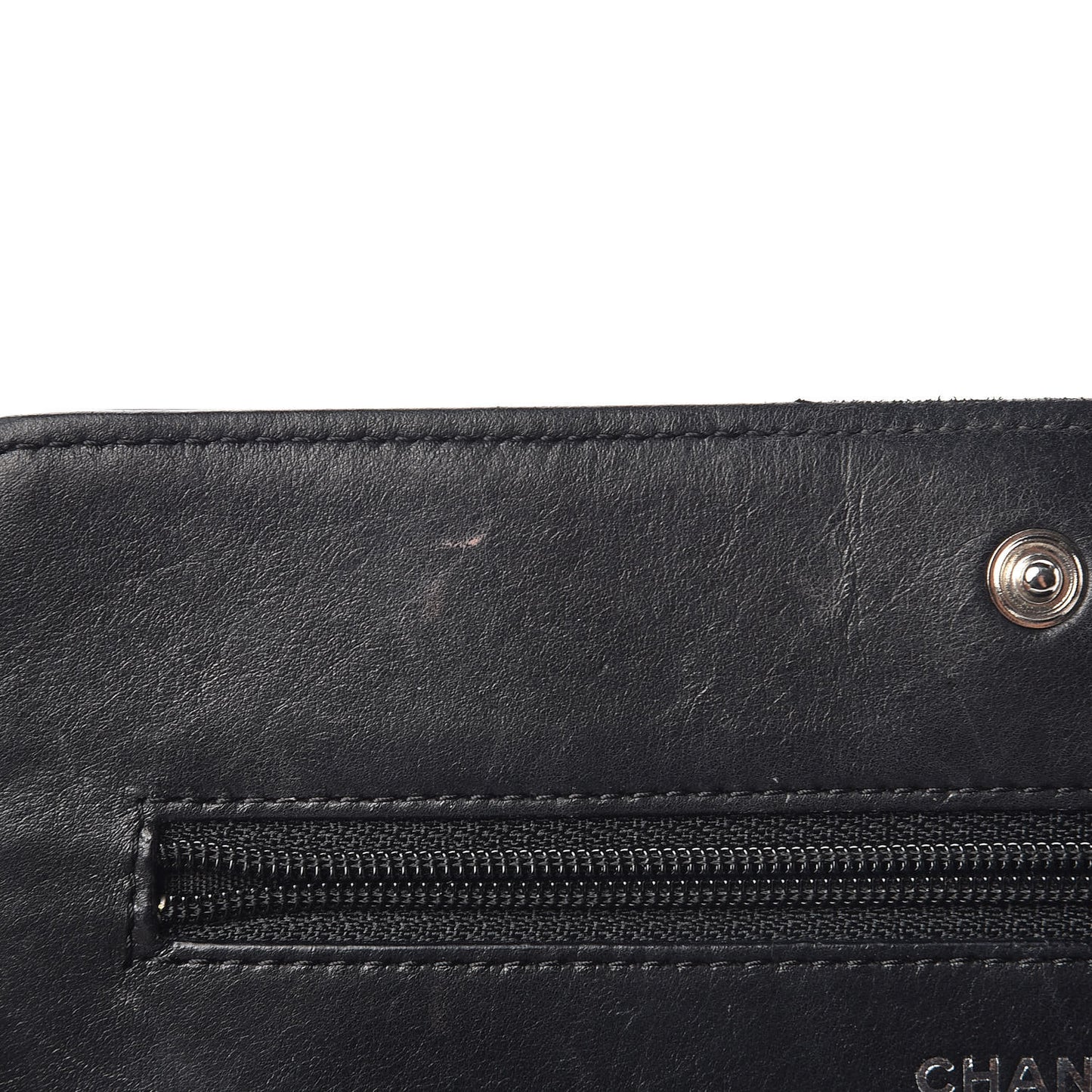 Lambskin Quilted Boy Wallet On Chain WOC Black
