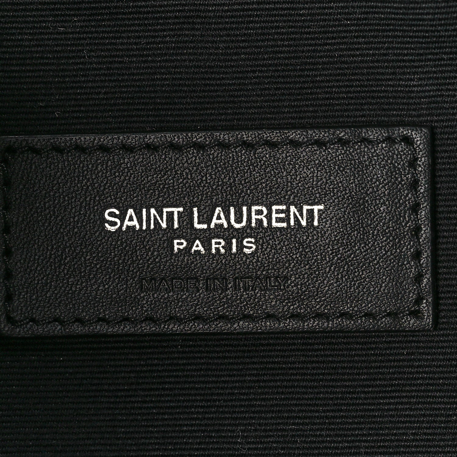 Saint Laurent Canvas Monogram Belt Bag Black 7 of 12