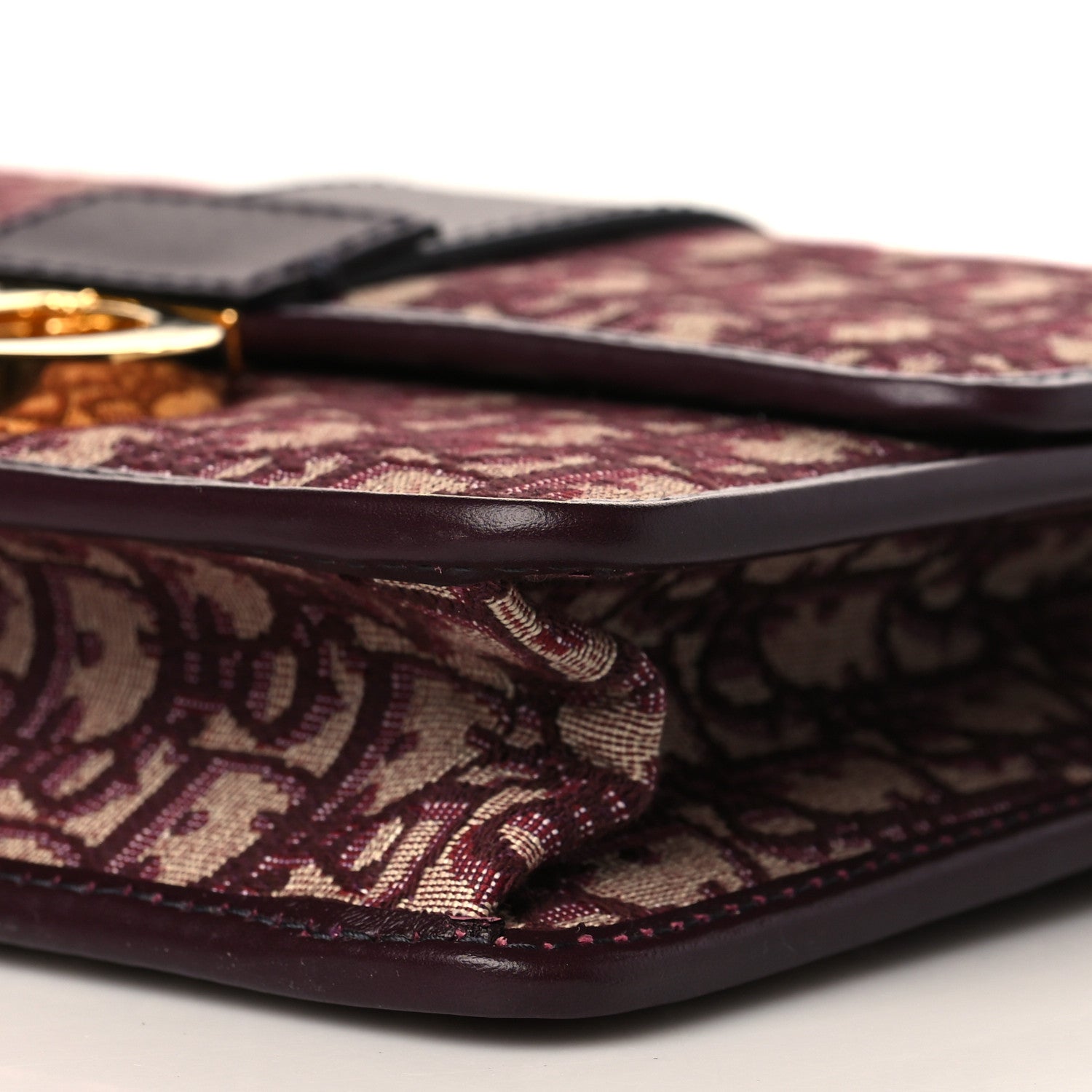 Christian Dior Oblique 30 Montaigne Flap Bag Burgundy 8 of 8