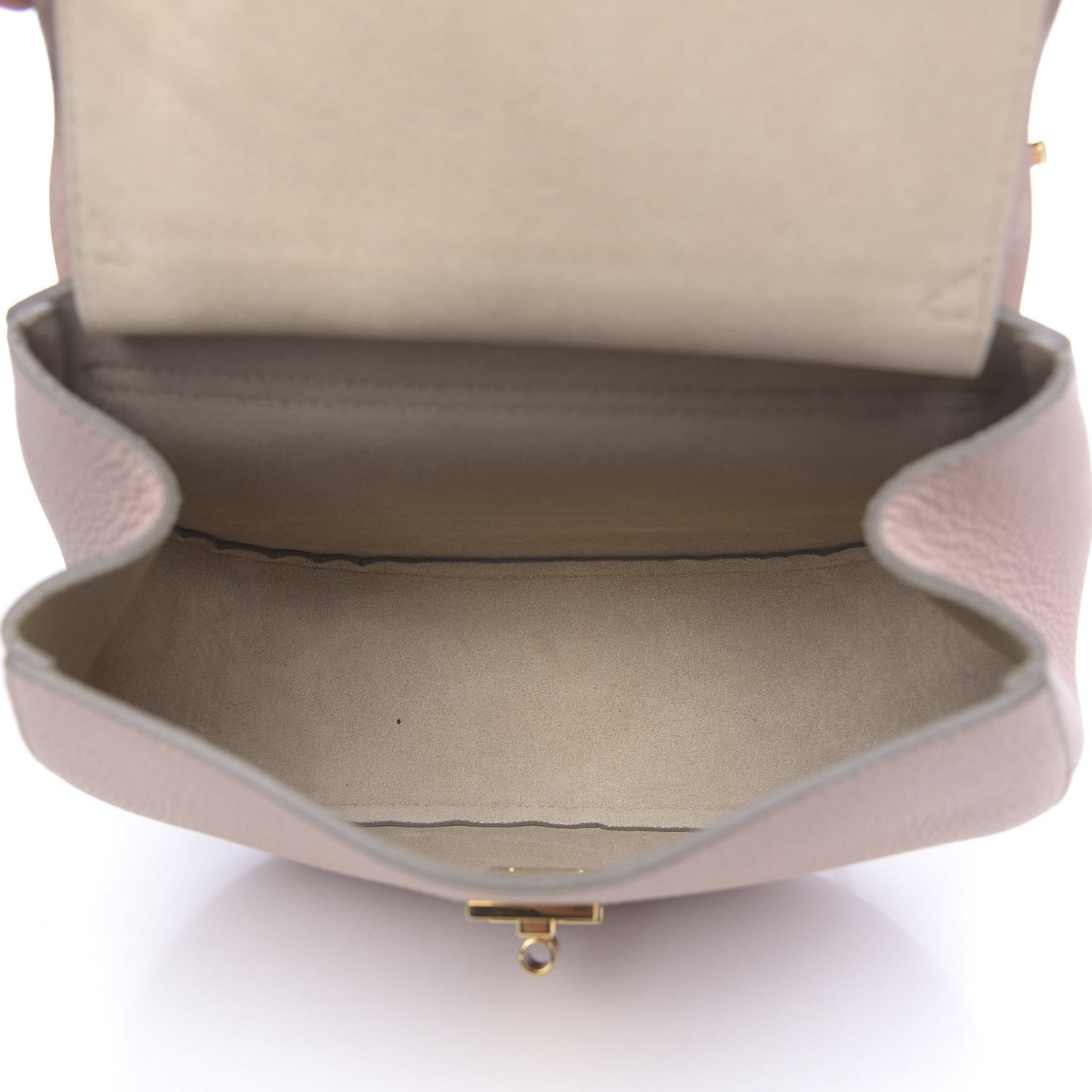 Grained Lambskin Drew Shoulder Bag Cement Pink