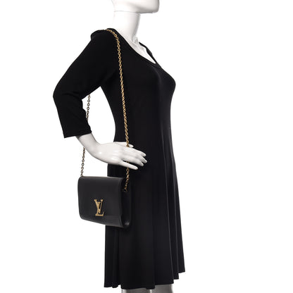 Louis Vuitton Calfskin Chain Louise GM NM Black 2 of 9