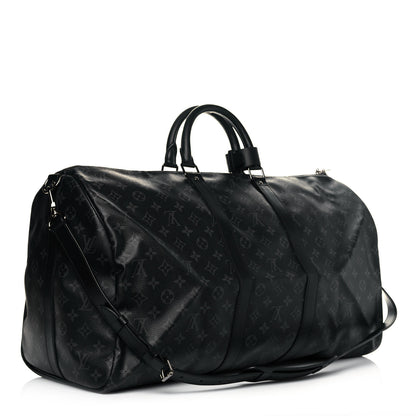 Louis Vuitton Monogram Eclipse Keepall Bandouliere 55 3 of 14