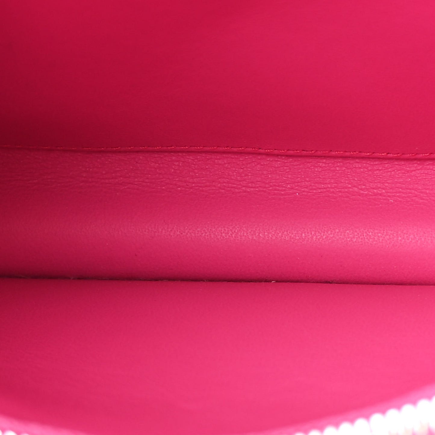 Calfskin Intreccio Trifolio Shoulder Bag Hot Pink