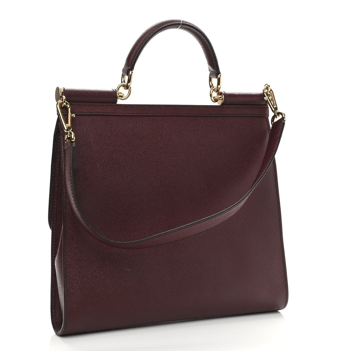 Dauphine Large Miss Sicily Satchel Burgundy