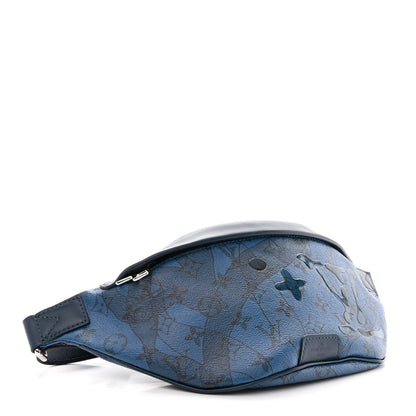 Louis Vuitton Monogram Aquagarden Discovery Bumbag Abyss Blue 4 of 9