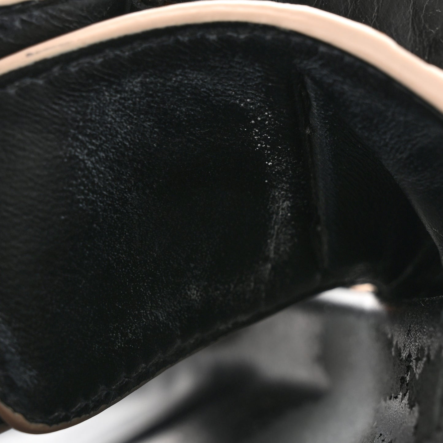 Calfskin FF Embossed Slide Sandals 39 Camelia Moresco