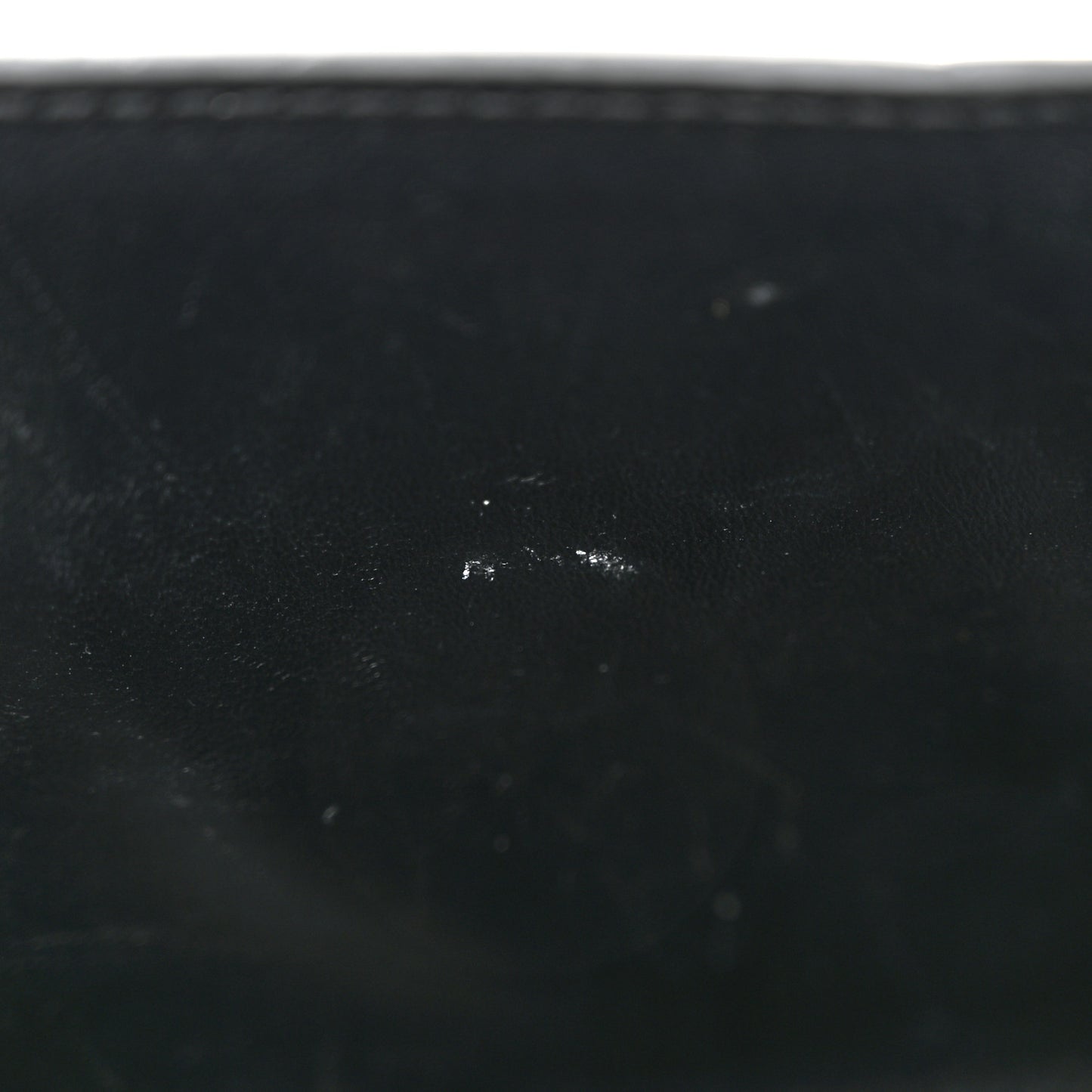Shiny Calfskin Monochrome Crocodile Embossed Small Hourglass Top Handle Bag Black