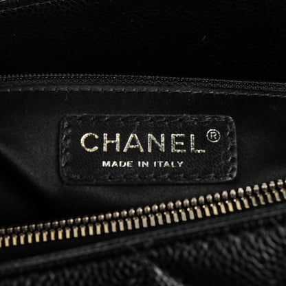 Chanel Caviar Quilted Grand Shopping Tote GST Black 6 of 8