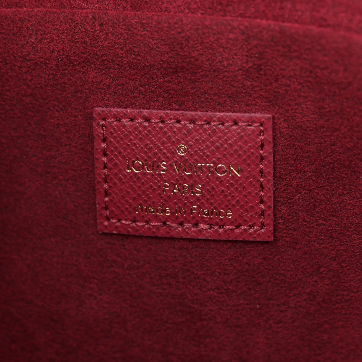 Monogram Pochette Felicie Chain Wallet Fuchsia