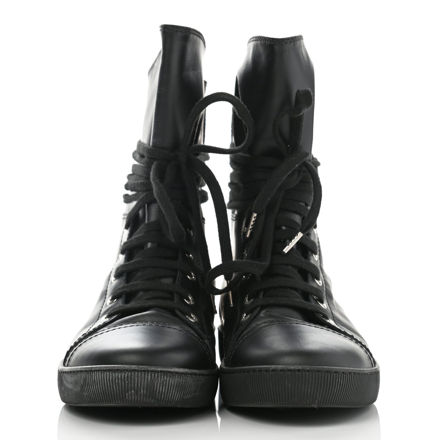 Lambskin Boots 38 Black