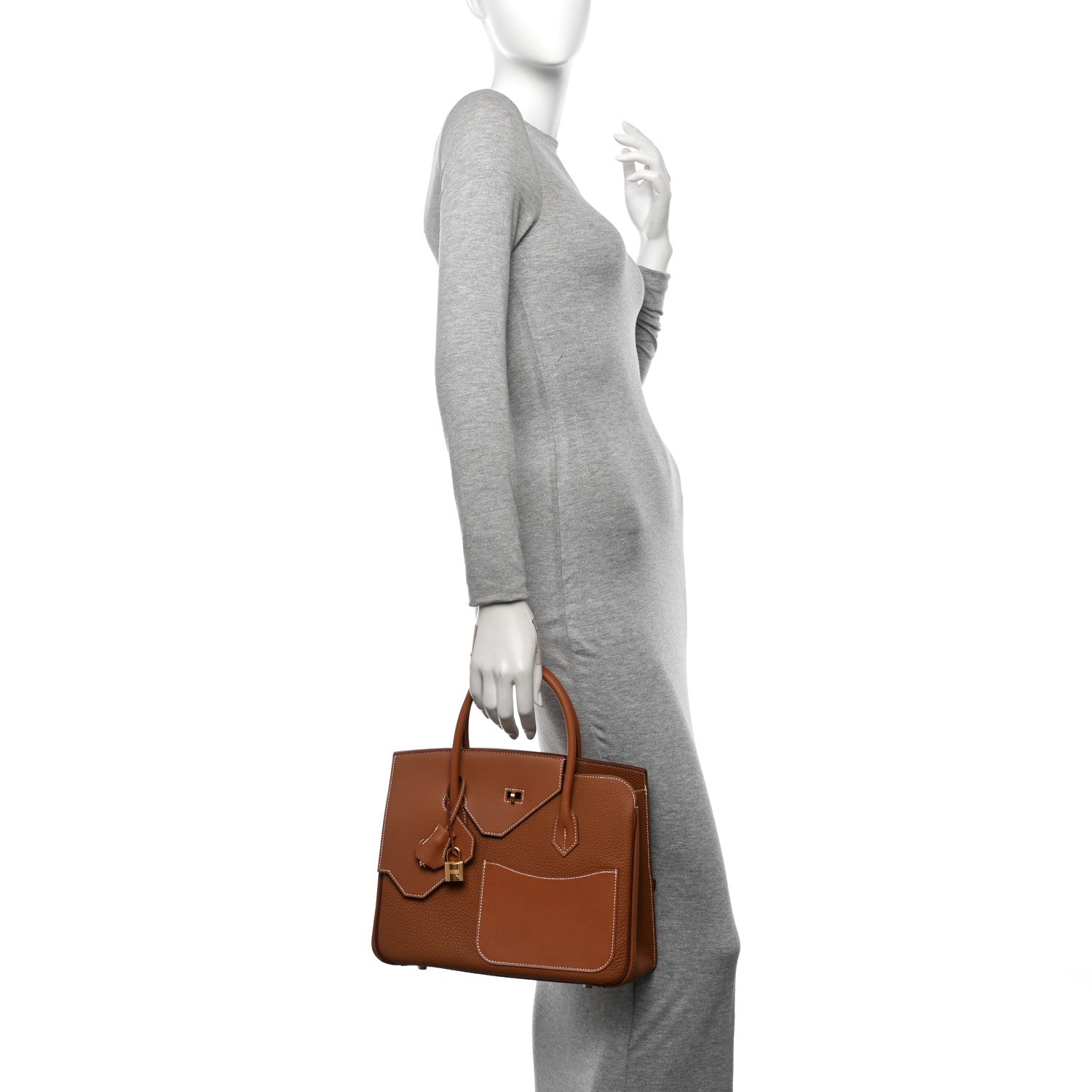 Hermes Togo Swift Birkin En Desordre Sellier 30 Gold Fauve 2 of 11