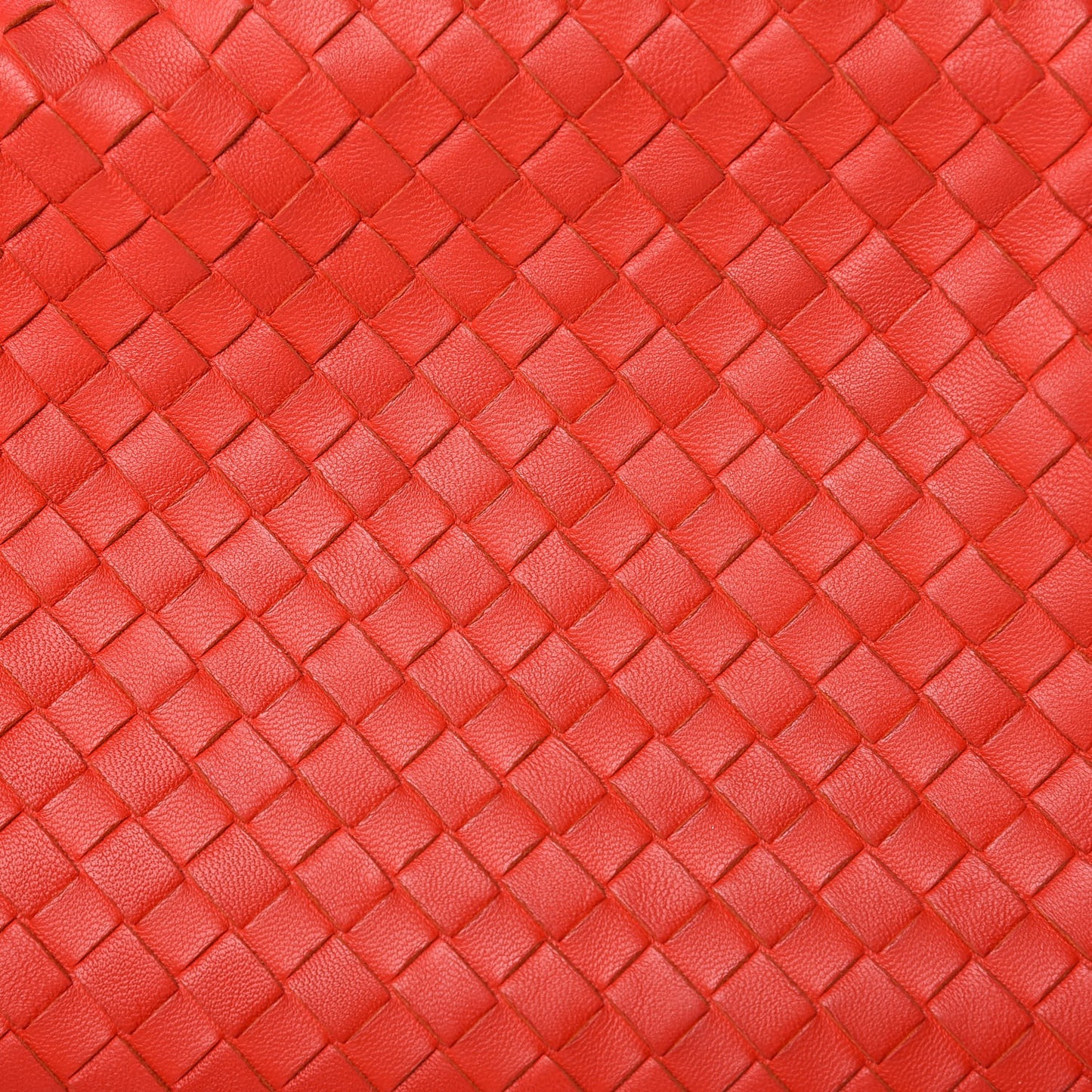 Nappa Intrecciato Nodini Crossbody Messenger Red