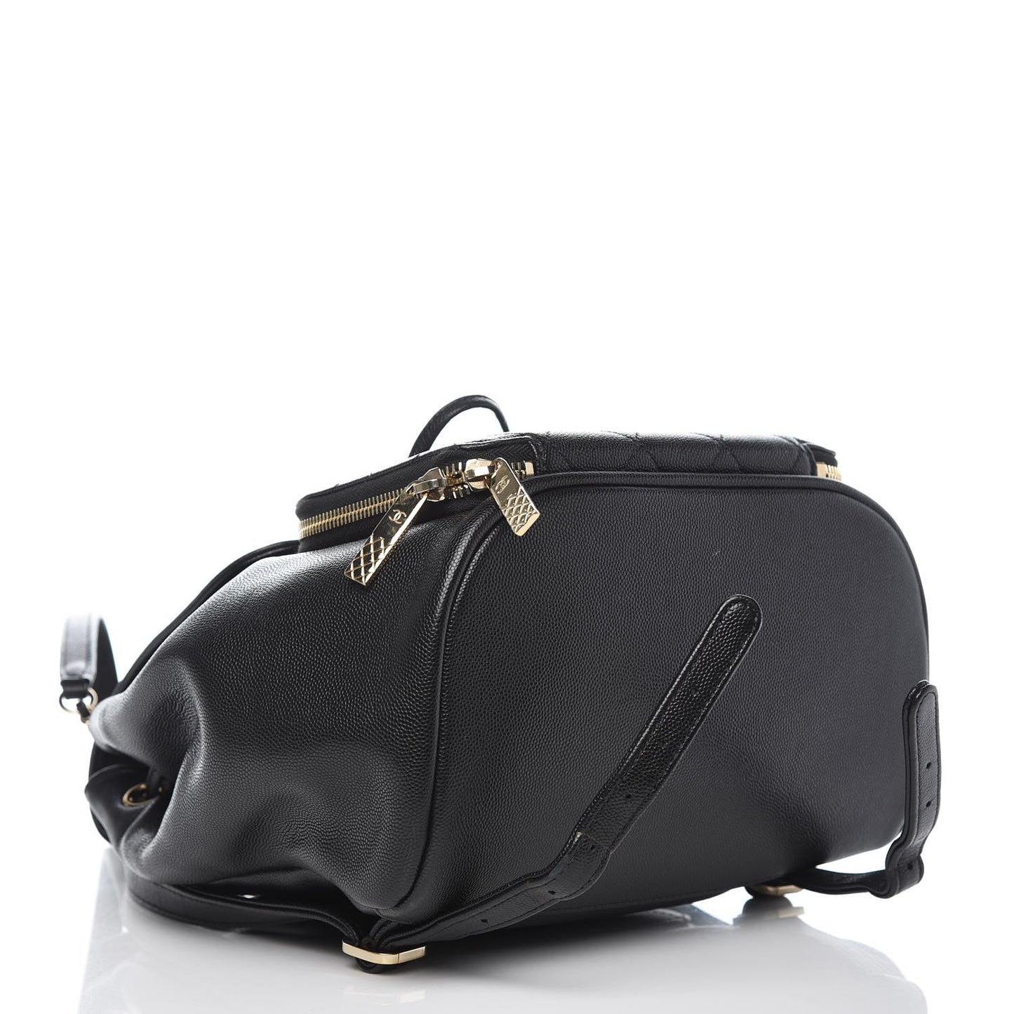 Caviar Quilted Business Affinity Backpack Black