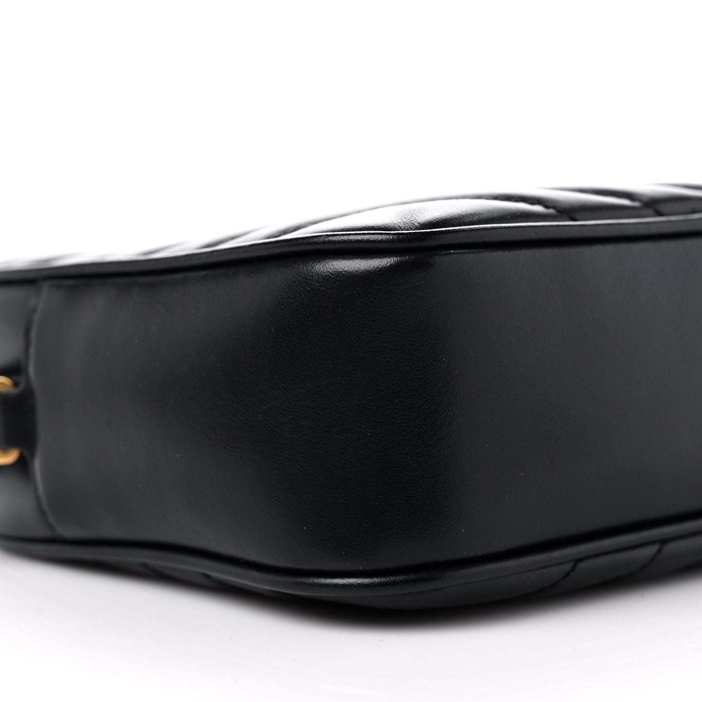 Calfskin Matelasse Monogram Lou Camera Bag Black