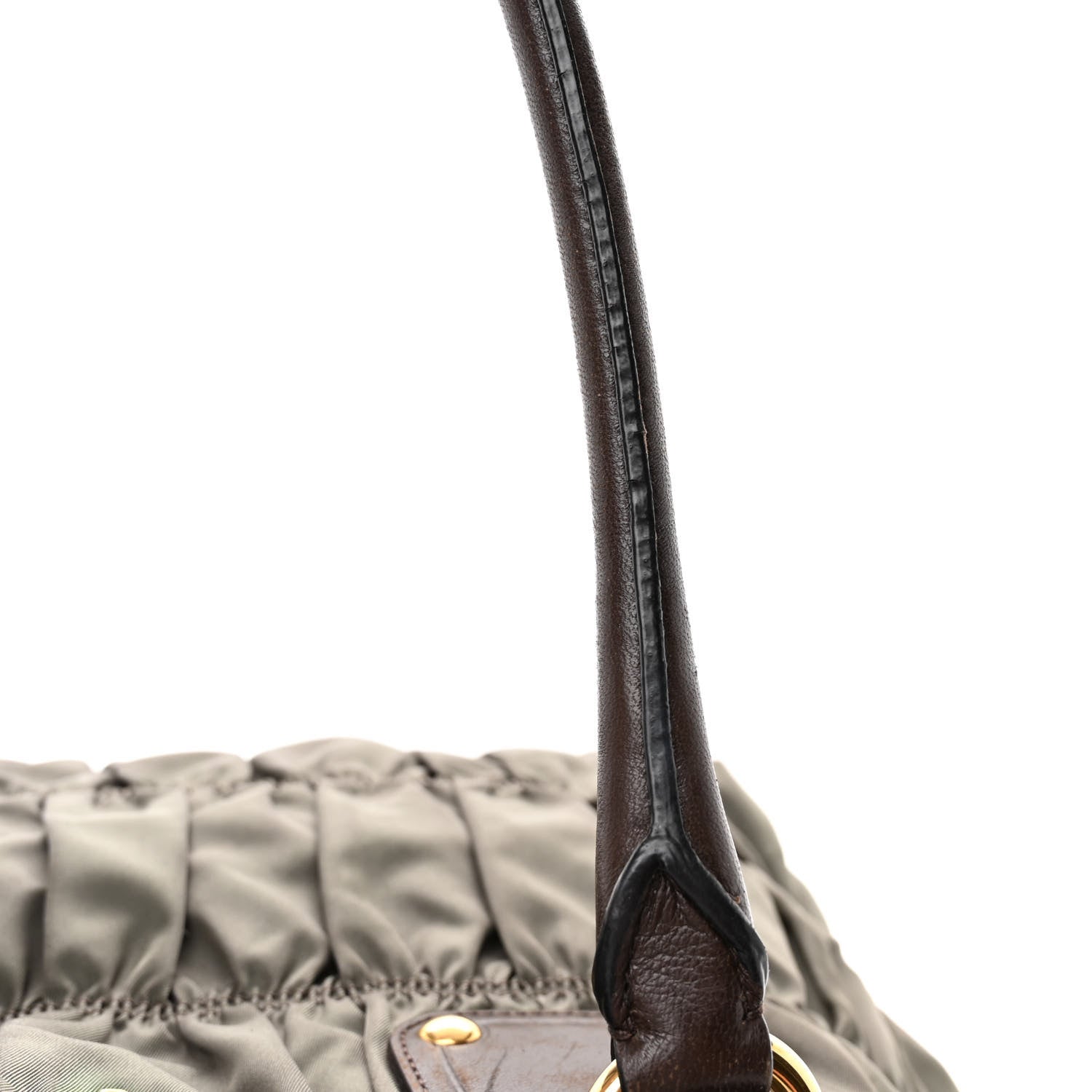 Prada Tessuto Nylon Gaufre Tote Militare 12 of 12