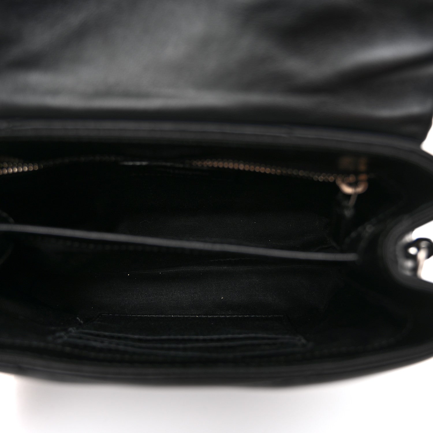 Saint Laurent Calfskin Y Quilted Monogram Toy Loulou Crossbody Bag Black 5 of 10
