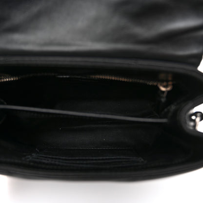 Saint Laurent Calfskin Y Quilted Monogram Toy Loulou Crossbody Bag Black 5 of 10