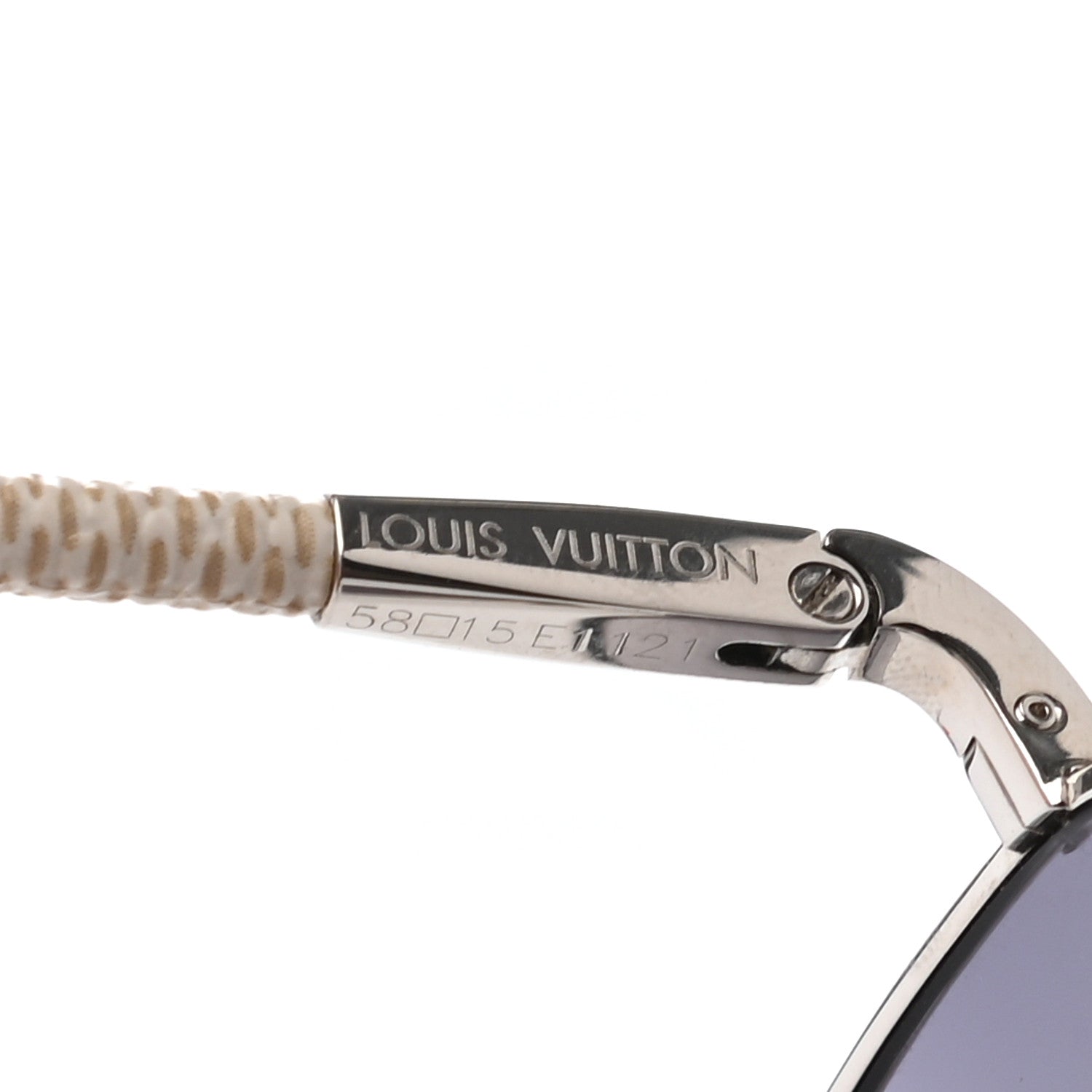 Louis Vuitton Damier Azur Conspiration Pilote Aviator Sunglasses Z0203U 5 of 8