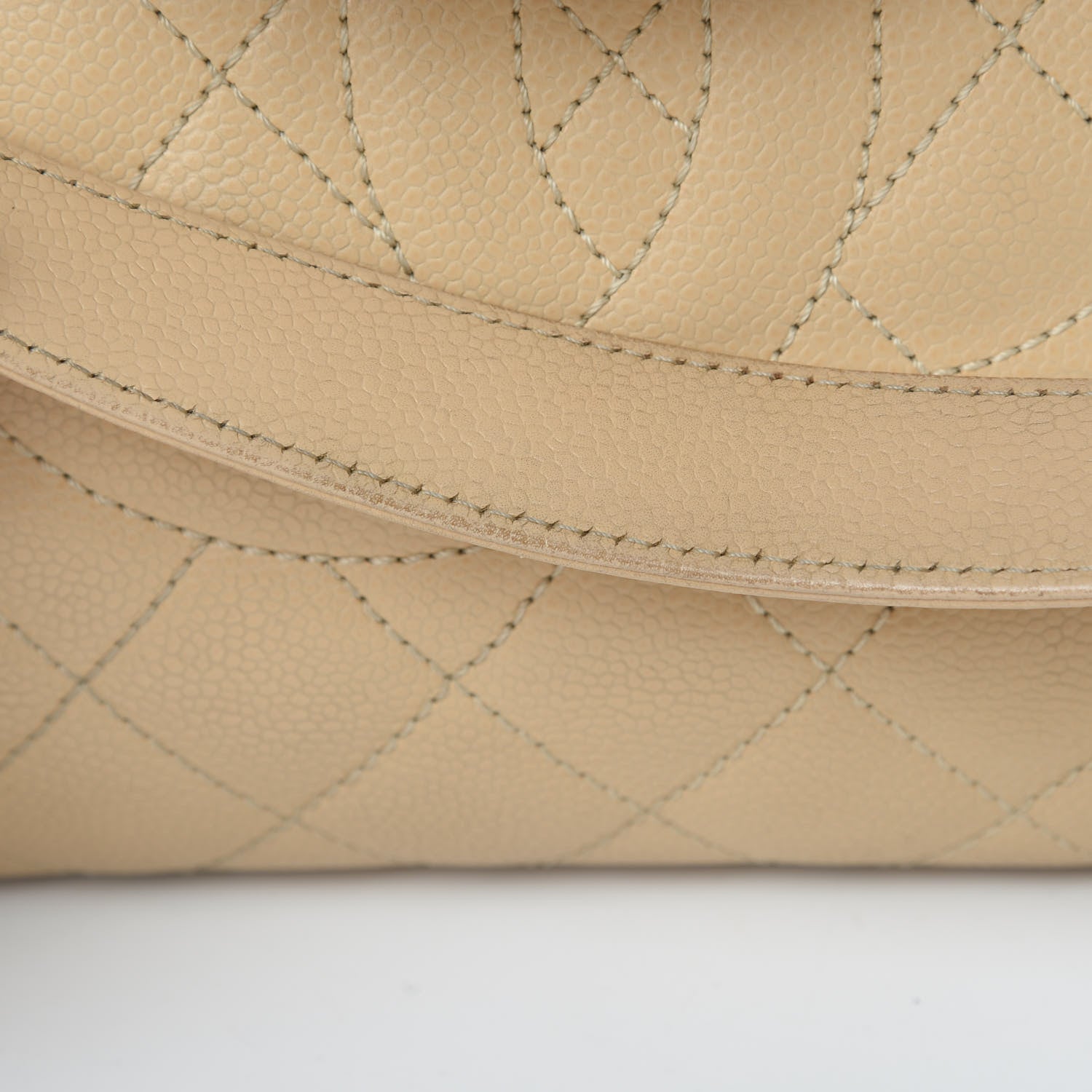 Chanel Caviar Quilted Grand Shopping Tote GST Beige 18 of 19