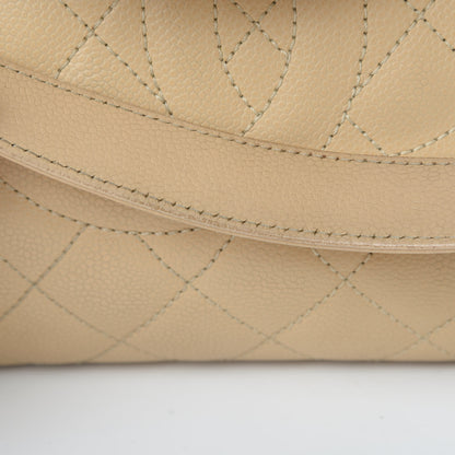 Chanel Caviar Quilted Grand Shopping Tote GST Beige 18 of 19