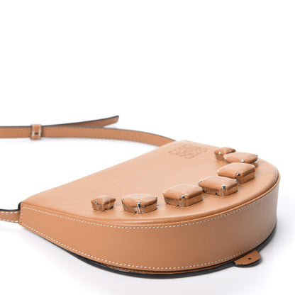 Loewe Soft Calfskin Heel Mini Saddle Bag Amber 3 of 9