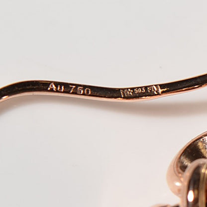 Gucci 18K Rose Gold Marina Hoop Earrings 3 of 10