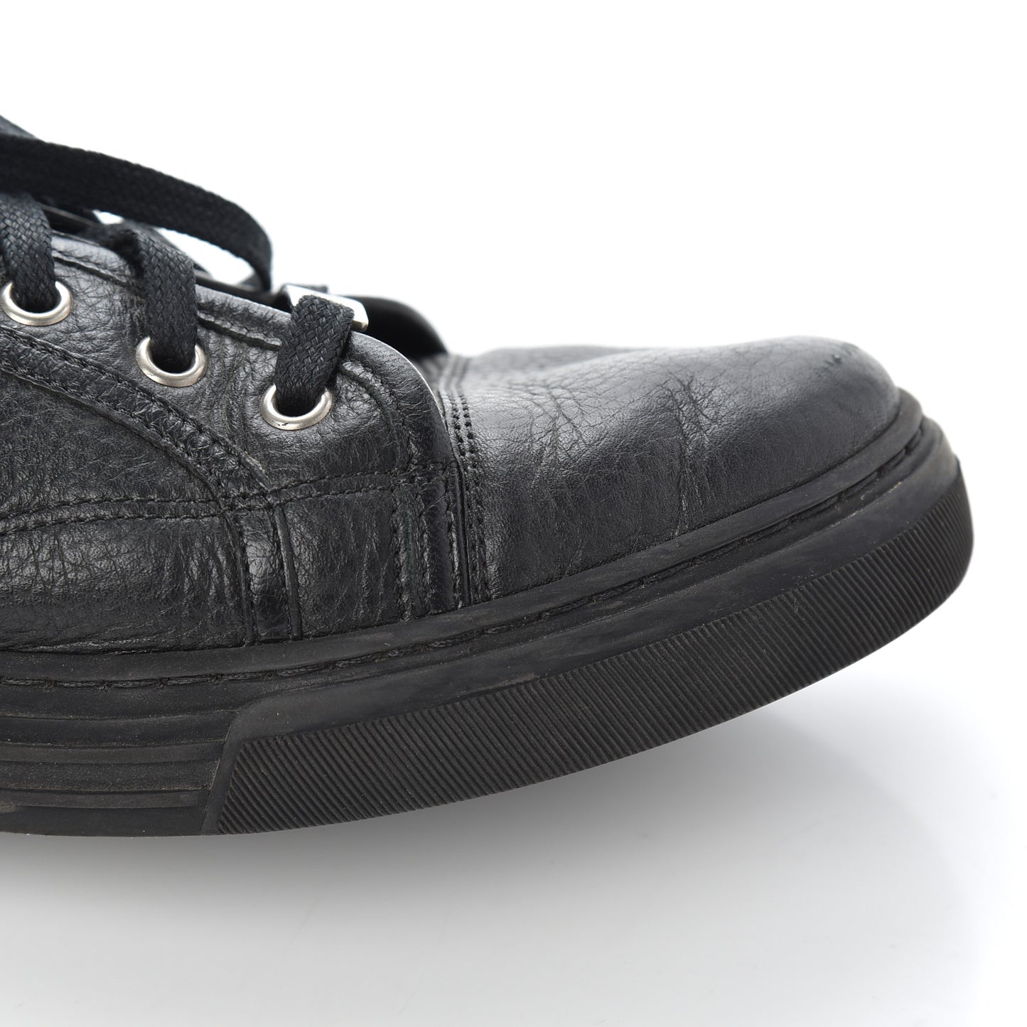 Nappa Mens Low Top Sneakers 9.5 Black