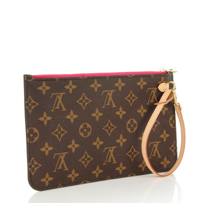 Louis Vuitton Monogram Neverfull MM GM Pochette Pivoine 3 of 8