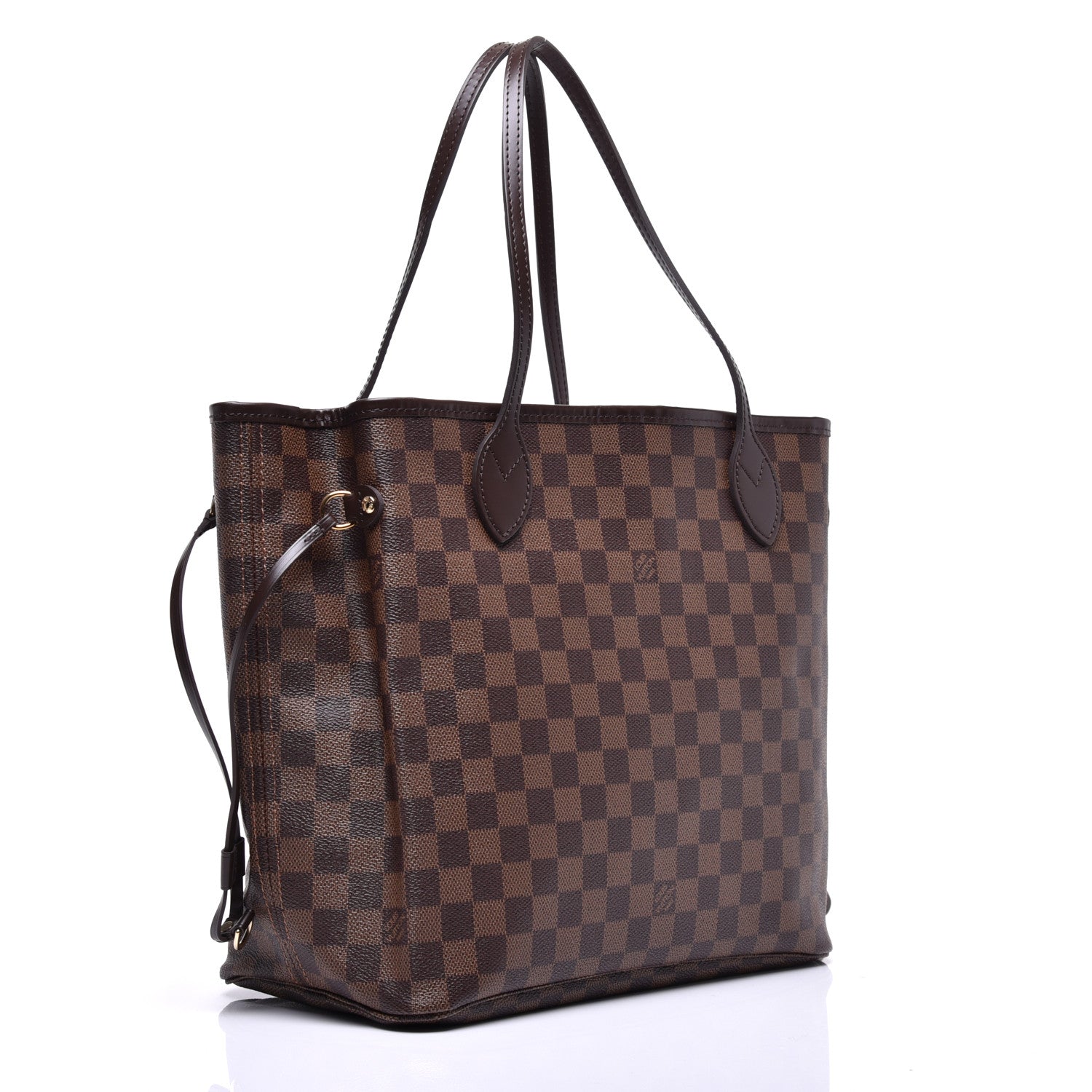 Louis Vuitton Damier Ebene Neo Neverfull MM Rose Ballerine 3 of 8