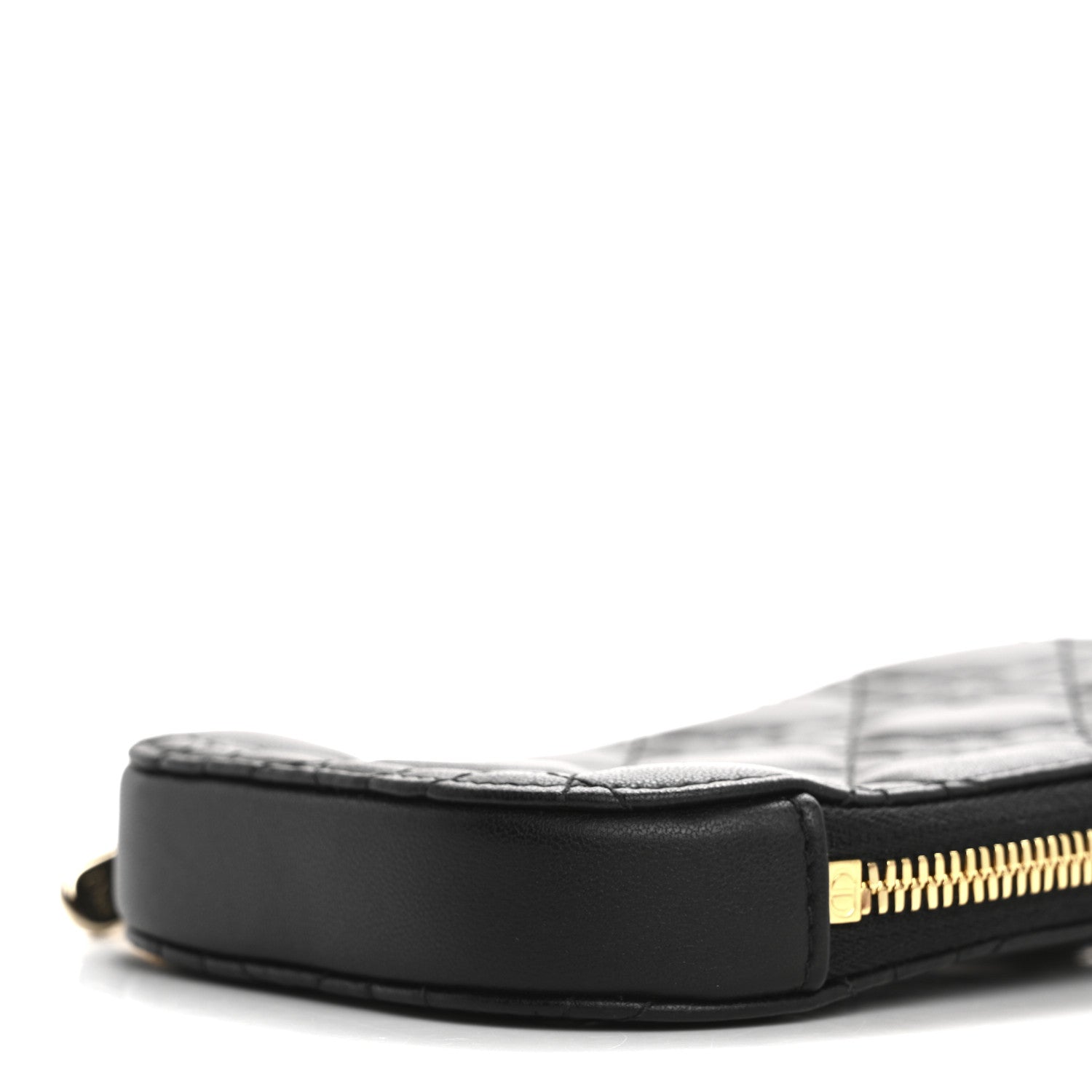 Christian Dior Lambskin Cannage Lady Dior Phone Holder Black 10 of 11