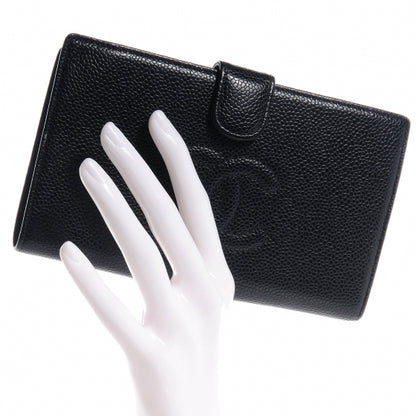 Chanel Caviar CC French Wallet Black 2 of 8