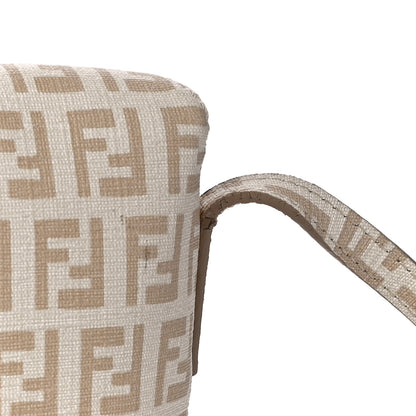 Fendi Zucchino Spalmati Forever Tube Messenger Crema Ecru 10 of 11