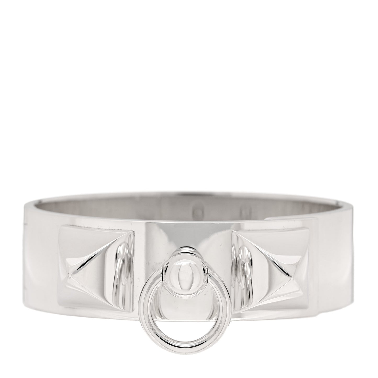 Sterling Silver MM Collier De Chien Bracelet SH