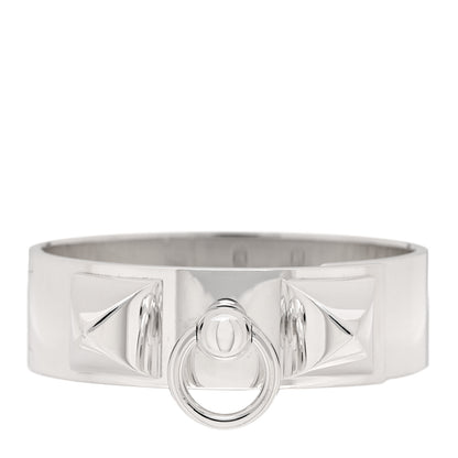 Hermes Sterling Silver MM Collier De Chien Bracelet SH 1 of 4