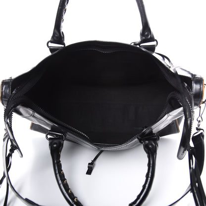 Balenciaga Glazed Calfskin Classic Hardware City Black 5 of 17
