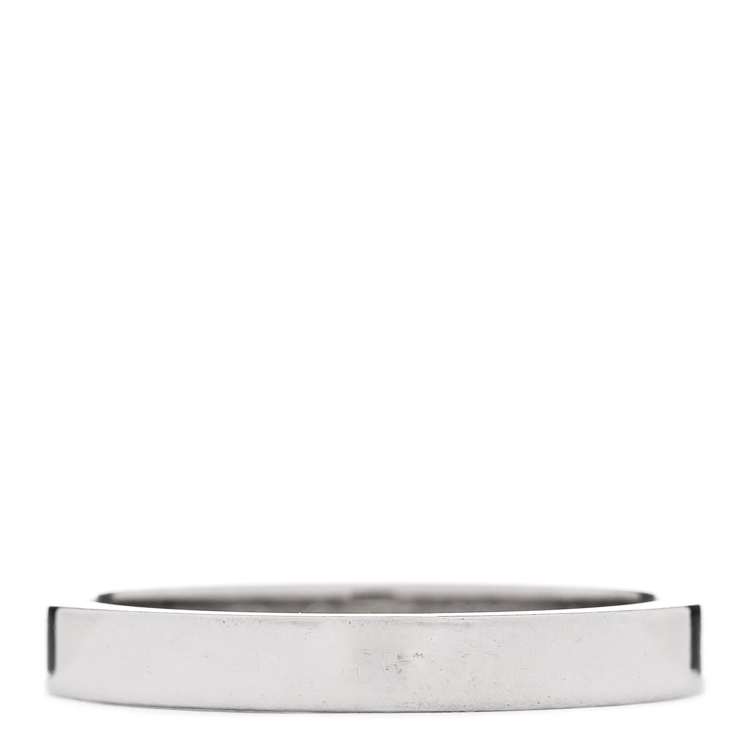 Cartier Platinum 3mm C De Cartier Wedding Band Ring 58 8.5 3 of 4