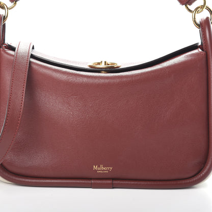 Mulberry Silky Calfskin Small Leighton Braided Venetian Red 7 of 9