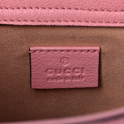 Gucci Wonka Grain Calfskin Mini Diana Tote Bag Wild Rose Fuxia Fluo 6 of 13