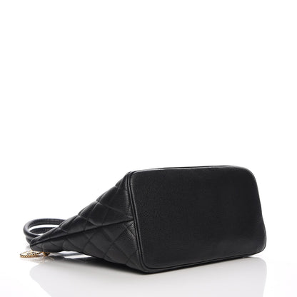 Chanel Caviar Quilted Medallion Tote Black 4 of 7