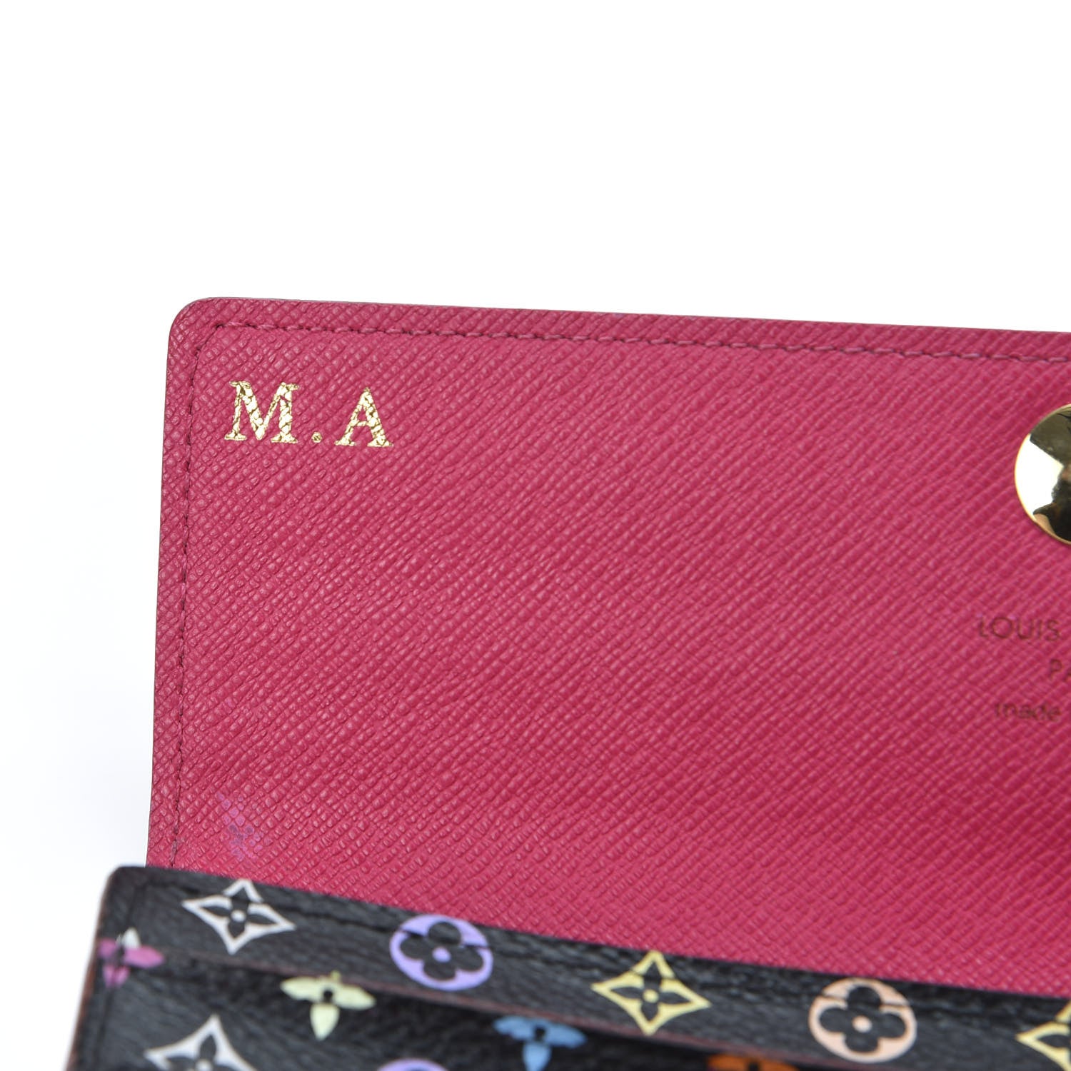 Louis Vuitton Monogram Multicolor Sarah Wallet Black Grenade 7 of 9
