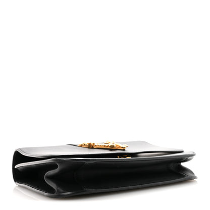 Versace Vitello Barocco Virtus Top Handle Shoulder Bag Black 4 of 9